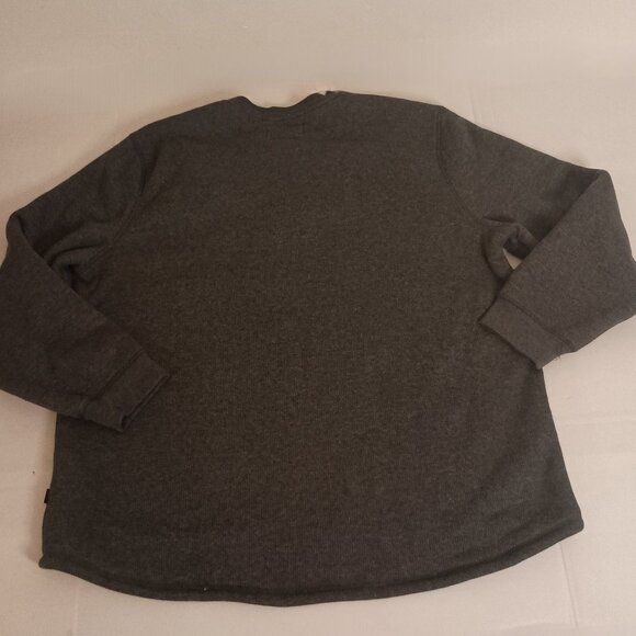 Lee The Outdoor Henley Gray Shirt Sherpa Lined XXL NWT - Picture 5 of 16